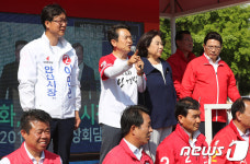 경기 안산 표심 잡는 남경필 후보