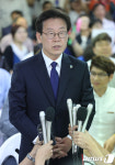 소감 밝히는 이재명 경기도지사 후보