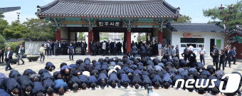 광주·전남 당선인들 '큰절'