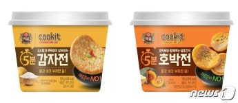 CJ제일제당, '5분 완성' 백설 쿠킷 감자전·호박전 선봬