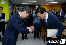 김승수 전주시장 박순종 부시장님 고생 많으셨습니다