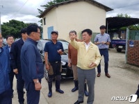 소성모 상호금융 대표이사, 전북 호우 피해지역 점검