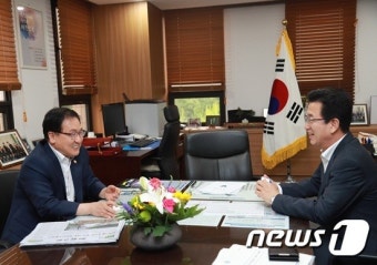 허태정 대전시장, 국회 찾아 지역 현안 지원 요청