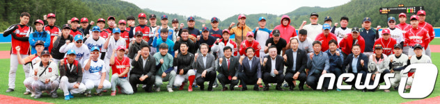 태백시장기생활체육야구대회 파이팅
