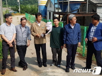 유재도 전북농협 본부장, 산란계 농장 폭염피해 현황 점검