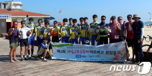 자전거로 나누는 사제의 情…정선 문곡중, 희망로드