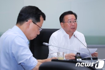 김부겸 장관 '지자체의 폭염 대처상황은?'