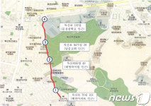 금천구 남문교회·문성중 일대 마을버스 정류장 공사