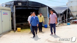 심민 임실군수, 폭염 현장점검…맞춤형 대책 마련 지시