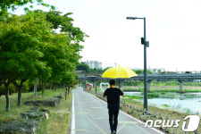 장성 황룡강변 산책로, 음악으로 물들인다