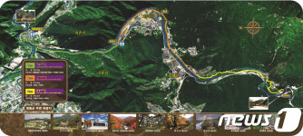 영동 ‘월류봉~반야사 둘레길’ 완공…석천따라 8.3㎞ 조성