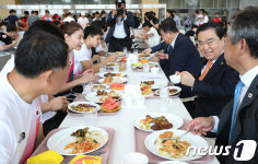 진천선수촌 밥맛 좋네