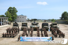 [단신]육군 제102기갑여단, 무사고 5000일 금자탑 기념행사 실시