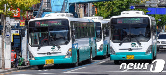 여수 시내버스 5개 노선 평일 감축운행 돌입