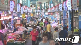 논산시, 화지중앙시장에  LED 조명 설치