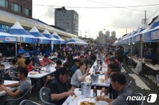 전주 모래내시장 치맥가맥 페스티벌 1만명 발길