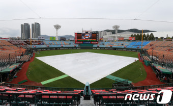 KT-롯데 사직 경기 우천취소, 10월10일 더블헤더