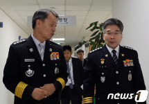 세종청사에서 만난 경찰청장과 소방청장