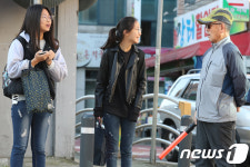 할아버지, 오늘 추워졌어요