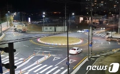 진천군, 진천농공단지 앞 회전교차로 준공