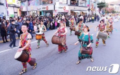 첫 선 여수 동동 북축제 성료… 2만5000명 관람
