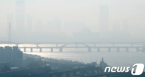 미세먼지 속으로 여의도가 사라졌네