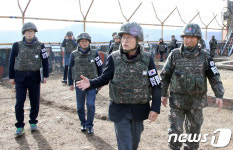 조희연 교육감, 강원도 GP 방문