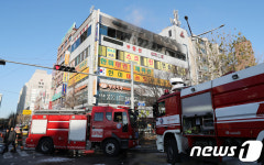 인천 5층 상가 인공 암벽등반장 화재 