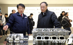 자동차 산업 현장 찾은 홍남기 경제부총리