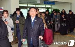 동해선 남북 공동철도 조사단 입경