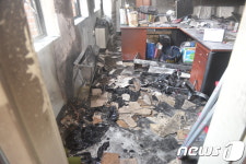 고양시 여성회관에 불…전열기 켜 놓고 자리 비워