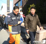 고려병원 찾은 이진호 강릉소방서장