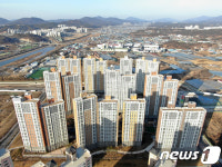 남양주 다산신도시 뒤로 보이는 왕숙1지구