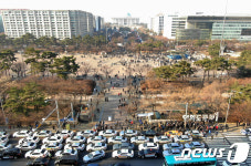 택시 국회 앞 대규모 3차 집회