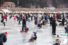 크리스마스 인파 몰린 평창송어축제