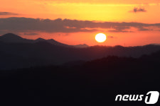 무등산 위로 떠오르는 기해년 첫 해