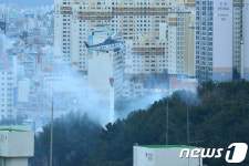 포항 도심 야산에서 산불…1시간 여만에 진화 