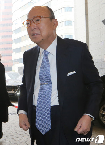 대한상의 도착한 김승연 한화 회장