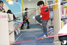 [화보]영천시립도서관 종횡무진 도서관 탐험...신나요