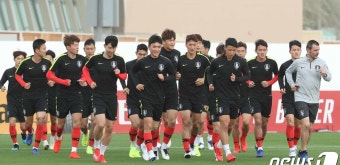 아시안컵 축구대표팀 '달려라'