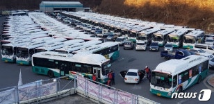 진주 삼성교통 시내버스 전면파업 돌입…표준운송원가 불합리