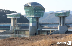 낙동강 구미보 수문 개방