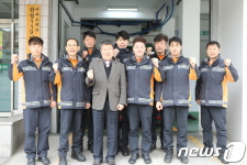 [단신]손정호 대전소방본부장, 일선 소방서 격려 방문