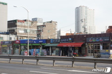 구로역 상점밀집지역 LED 간판으로 새단장