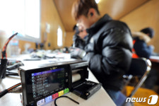 새요금체계 반영된 미터기 검정 중 입니다
