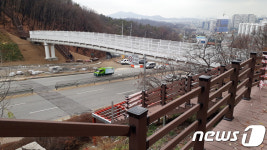 성남 누비길 첫 관문에 ‘산성 등산 육교’ 설치…22일 개통