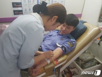 창원해경, 사랑의 헌혈행사 동참…보람 느껴