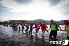 금강환경청, 2019년 비단물결 금강천리 트레킹 실시 