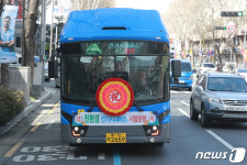 대구시 친환경 전기 시내버스 운행