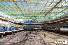 세계수영대회 선수촌·경기장 공사 진행 순조